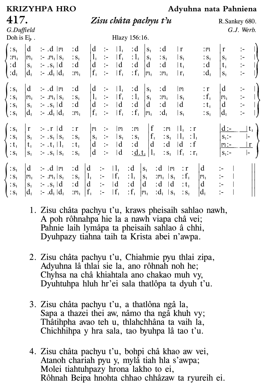 Hymn 417, “Zisu châta pachyu t'u”, Edition 11