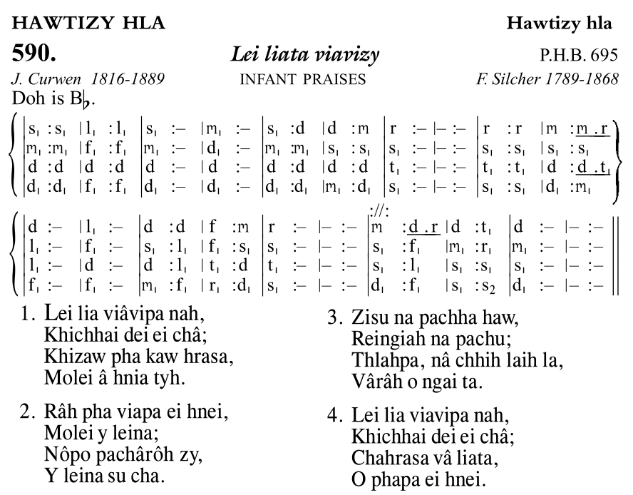 Hymn 590, “Lei liata viavizy”, Edition 11