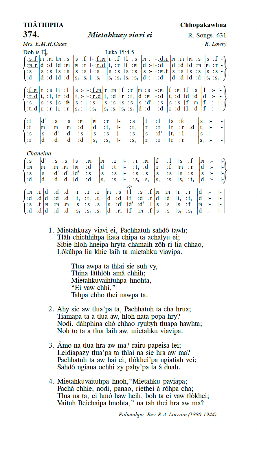 Hymn 374, “Mietahkuzy viavi ei”, Edition 13