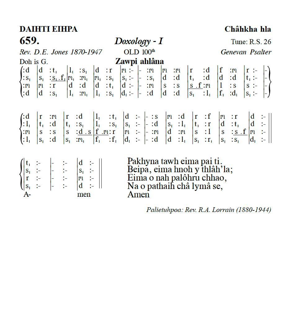 Hymn 659, “Doxology - I”, Edition 13
